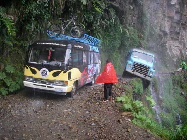 Death Road in Bolivia 