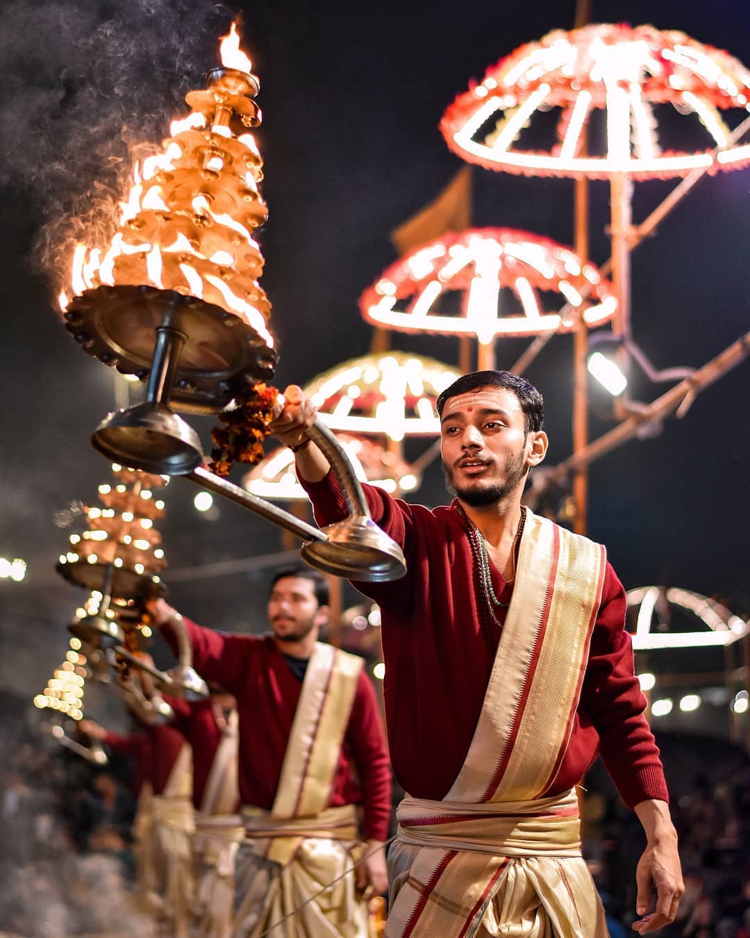 Evening Aarti Ceremony Varanasi 
