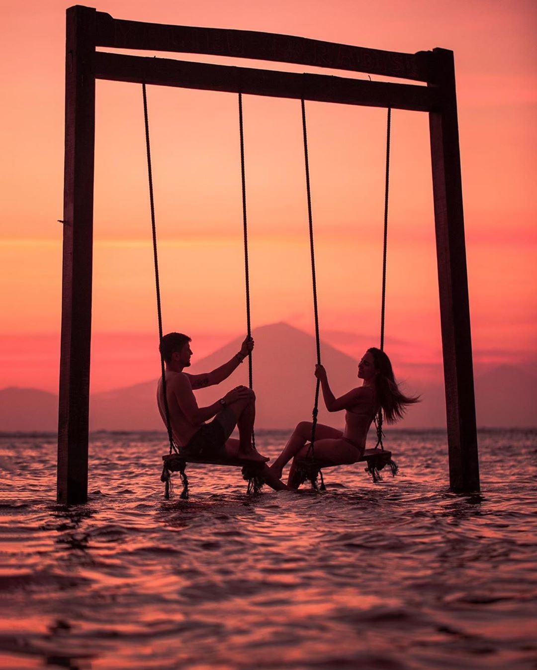 sunsets in the Gili Islands 