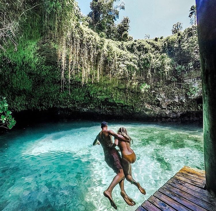 how to reach to sua ocean trench 