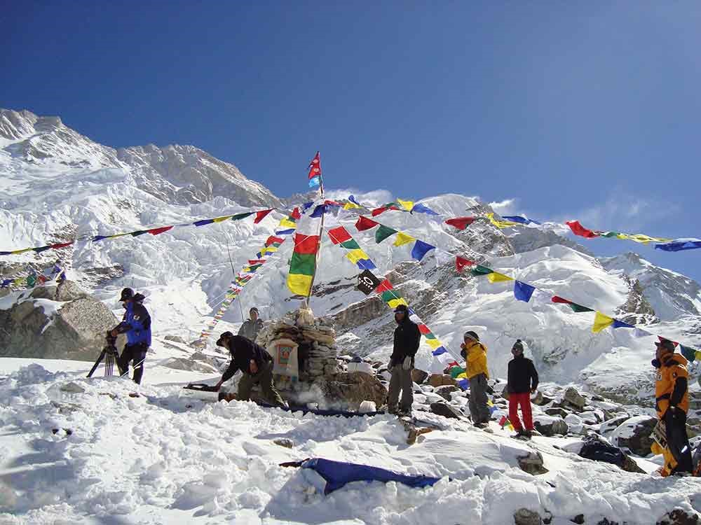 first person to summit mount kanchenjunga 