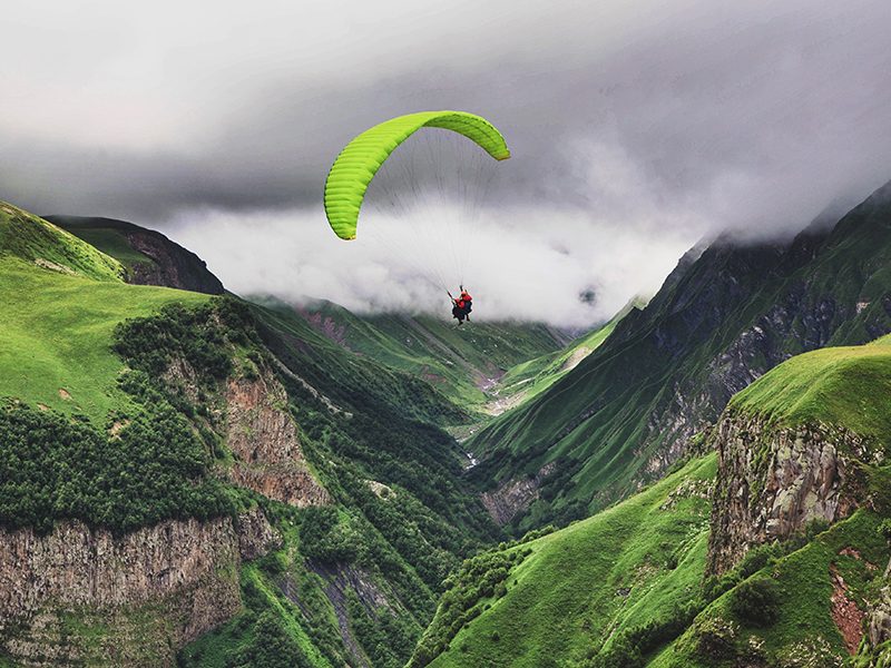 paragliding in georgia