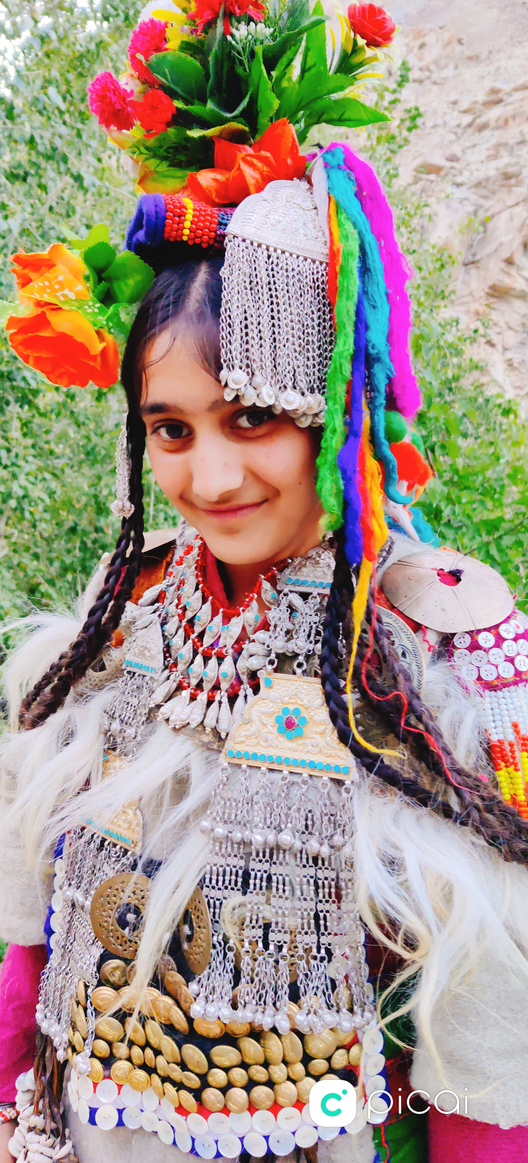 A tribal Brokpa girl